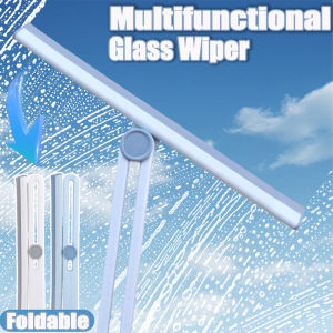 360 Degree Rotatable Car Window Wiper Foldable Household Bathroom Sweeping Water Silicone Scraper Squeegee Cleaner Mirror Scraper Cleaning