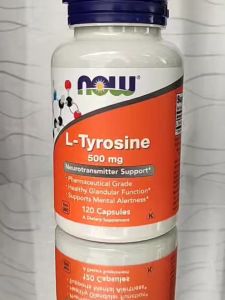NOW Foods L Tyrosine 500 mg: A Supplement for Brain Health & Glandular Function