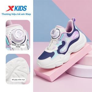 XTEP | Giày Thể Thao Trẻ Em MESH Khóa Quay