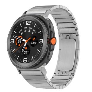 Luxury Stainless Steel Band for Samsung Galaxy Watch 8 Classic 46mm 44mm 40mm Business Strap for Samsung Galaxy Ultra Correa