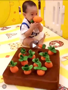 Carrot Cushion Pet Soft Toy Pull Radish Baby Toy