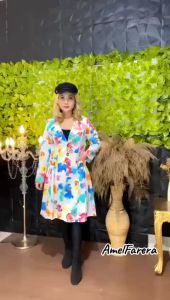 LONG BLAZER RAINBOW SCUBA DAN KATUN PREMIUM FREE BROSS / BLAZER PANJANG TERMURAH / LONG BLAZER KOREA VIRAL