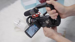 ORDRO กล้องวิดีโอ HDR-AX60 YouTube AF-L ล็อคโฟกัส 4K 28MP ซูมออปติคอล 12 เท่า หน้าจอสัมผัส IPS 3.5 นิ้ว UHD AF-L ล็อค WiFi ซูมดิจิตอล 100 เท่า 1080P 60FPS