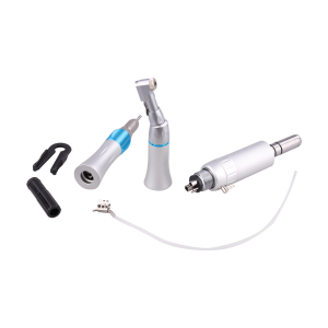 N SK Style Dental Low Speed Handpiece External Push Button Single Water Spray Contra Angle 2/4 Holes Air Motor Dental Equipment