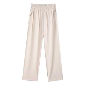 JIANGLU | Warm Lined Wide Leg Pants High Waist Slimming Loose Fit Straight Leg
