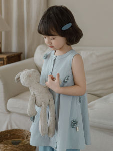 YOEHYAUL | Girls Summer Sleeveless Breathable Dress