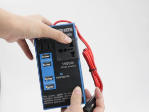 1500W Car Power Inverter 12V 24V To 220V Fast Charger with 4 USB Interfaces for Car Use Quick Charge & Multiple Charging Options