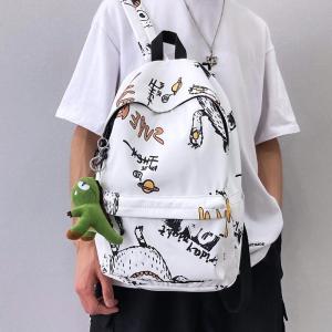 Cool Trendy Mens Backpack for Junior And High School Students Casual Fashionable Double Shoulder Bag Leisure Eagle Brand