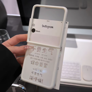 Ins Style Dont Get Angry Honor MagicVFlip Phone Case New Fashionable Silicone Protective Cover Anti-Fall for Women