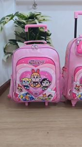 Powerpuff Girls พาวเวอร์พัฟฟ์เกิลส์ กระเป๋านักเรียน กระเป๋าล้อลากเด็ก กระเป๋าเด็ก 16 นิ้ว 14 นิ้ว 12 นิ้ว
