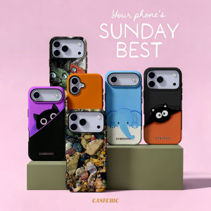 Potdemiel | Pebble Water Ripple For Case For iPhone 17 16 15 Pro Max TPU Anti-Scratch Outer Shell Raised Screen CaseChic