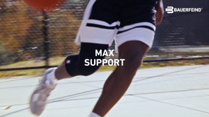 Bauerfeind Sports Knee Support NBA | Knee Brace For Basketball | Original NBA On Court Version | Made In Germany