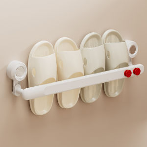 HALEXIONG | Suction Wall-Mounted Slipper Rack