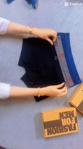 Combo 3 Quần Lót Nam Fullman Boxer vải cao cấp mềm mại mát lạnh thoáng khí thấm hút | MS 1107
