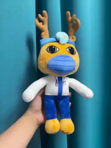 Adorable Dr.Harlow Plush Toy Animal Hospital Game Peripheral Toy Profession Doctor Toy For Kids Game Fans Birthday Xmas Gift
