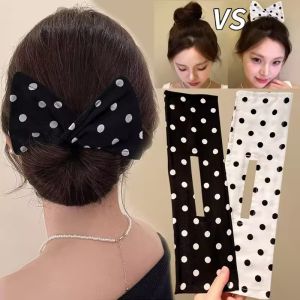 Sweet Lovely Womens Bow-shaped Hairpin Device Hairpin Fast Hair Bun Hair Styling Tools Braid Hair Accessories