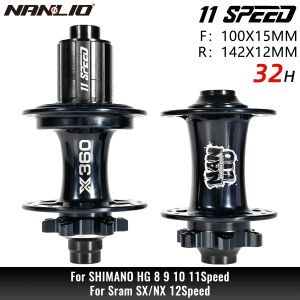 Bicycle Hubs NanLio X360 High-Performance Bike Hub - 32 Holes Loud Noise 8 Pawls Sealed Bearings HG 8-12 Speed