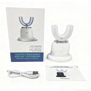 Portable U-Shaped Electric Toothbrush Generation II Sonic Oral Cleaner with Soft Bristles for Baby and Adult Whitening