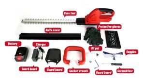 Evtor Cordless Hedge Trimmer 388VF| Blade Length 40cm Power 1400W| Included 2 Battery of 388VF