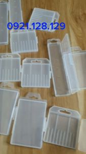 Hộp nhựa. Hộp đựng mũi khoan mũi vít nhiều kích thước tiện dụng