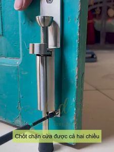 Chốt chặn cửa chống va đập 2 chiều chân đạp giữ cánh cửa có lẫy mở tiện lợi chặn cửa hợp kim kẽm có thể dừng mọi vị trí