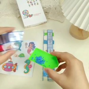 DIY Sticker diamond painting disney cartoon n animal drill craft kit Cutie Pop Diamond Sticker 5D