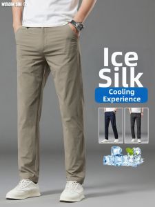 WEIJINSHI | Ice Silky 3-Protect Light Weight Mens Casual Pants