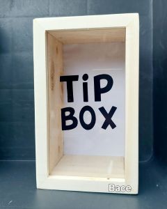 Reusable Wooden small Tip Box