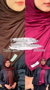 PASHMINA KAOS RAYON PASHMINA PREMIUM