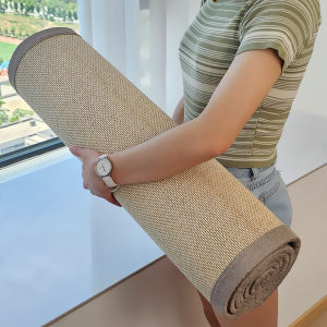 Japanese Style Bamboo Woven Window Mat for Tea House Summer Veranda Mat Customizable Modern Chinese Style for Bedroom and Balcony