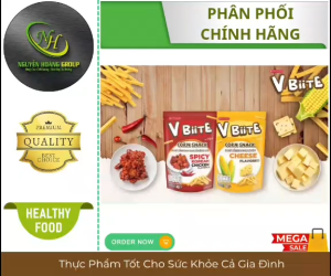 COMBO 5 GÓI - Bánh Snack Bắp MIX 2 VỊ ( 2 Gói Phô Mai  & 3 Gói Gà Quay Hàn Quốc) Vfoods 40g