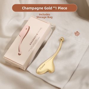Brainbow | Face Eye Scraping Gua Sha Muscle Relieving Acupressure Essence Infusing Dual-Headed Beauty Tool