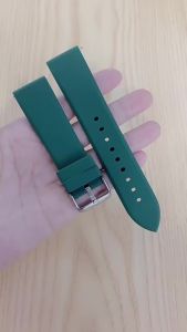 16mm 18mm 20mm 22mm Quick Release High Tensile Silicone Watch Strap Stainless Steel Pin Buckle Watch Band Accessories with Tool