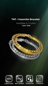 Emrys Premium Bracelet TNT x YOSEMITE 2 Layer Gelang Pria Wanita