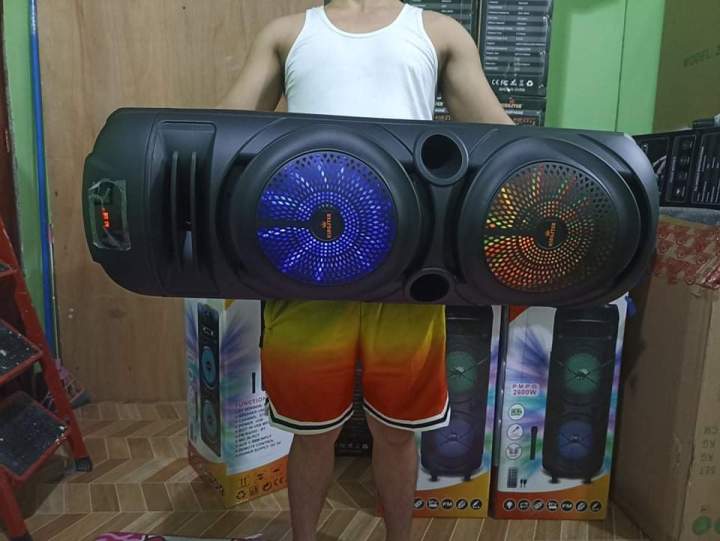 33 Inches Biggest Karaoke Portable Wireless Speaker Free Wireless Mic