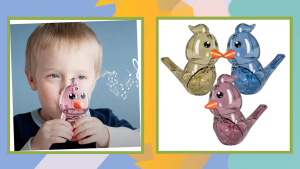 Kids Water Bird Whistle Dual Play Safe ABS Oral Muscle Training Toy Mainan Budak Outdoor Gift