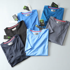 Quick-Drying Breathable Mens เสื้อยืดคอกลมและแขนสั้นสไตล์ฤดูร้อนสบายๆ Youth Vitality แยกหมวก