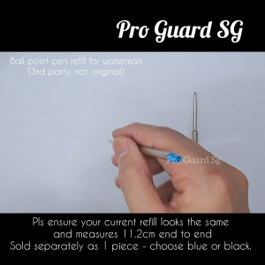 [SG] WM Ballpoint Pen Refill (11.2cm) for Waterman Pen Ink Replacement Ballpoint Pen Ink Water Man