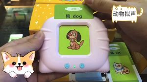 Early Learning Flash Cards Reader Machine 224/510pcs Cards English Chinese Language Kids Early Education Device Talking Toys 儿童益智卡片早教机