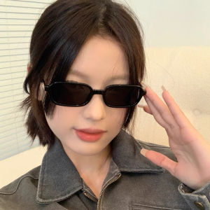 Fashion Retro Rectangle Sunglasses Shades Cat Eye Sunglasses for Women UV400 Street Wear Jennie Same Style Sunglasses