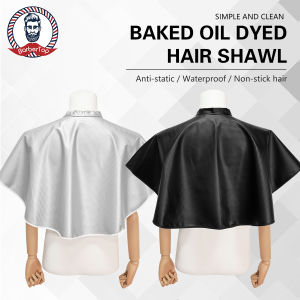 Professional Leather Haircut Shawl Salon Non-stick Easy Cleaning Hairdressing Style Cloth Barber Waterproof Hair Dyeing Apron