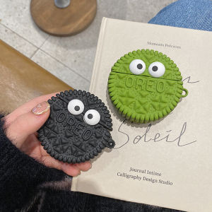 CrashStar Biscuit Creative Silicone Soft AirPods Case For AirPods 1 2 3 AirPods Pro 2 InPods 12 i12 Wireless Bluetooth Headset Headphones Earphone Shockproof Cover Casing Hot Sale