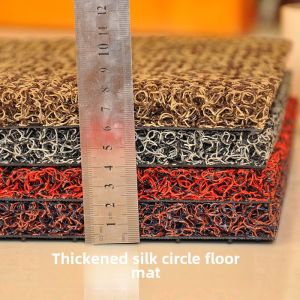 Thickened Plastic Entrance Door Mat Customizable Anti-Slip Floor Rug Indoor Outdoor Mat Home Decor Rug Machine Knotted
