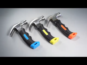 Palu Kambing Cebol Gagang Fiber Karet 8 oz / Palu Martil Bogel Pendek Mini Claw Hammer Perkakas