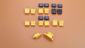 2pcs XT60 XT60E XT60H XT60PW XT60UH Male Female Gold-plated Banana Connector Plug For RC Lipo Lithium Battery Aircraft Model