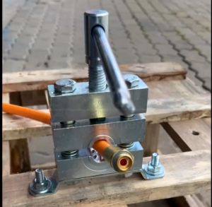 ข้อต่อสายพ่นยาทองเหลือง ข้อต่อย้ำสายทองเหลืองแท้ ข้อต่อสาย (ผู้-เมีย) ทองเหลือง พร้อมแหวนยางรองกันซึมรั่ว