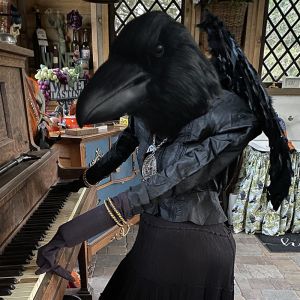 Crow Mask Black Raven Latex Animal Full Head Mask Cosplay Lifelike Bird Mask Halloween Carnival Costume Party Props Headdress