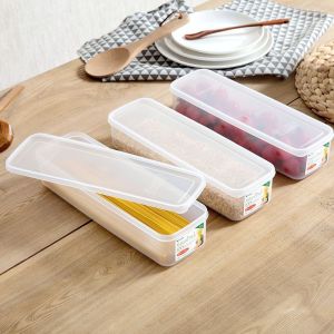 Large Capacity Rectangle Noodle Storage Box Sealed Container for Refrigerator Chopsticks Storage Box Home Use Food Preservation Box