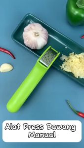 Alat Penghancur Bawang Putih Merah Manual / Garlic Press Crusher / Penghalus Penggerus Kunyit Jahe Rempah / Pencacah Bumbu Dapur Food Grade Perlengkapan Dapur Serbaguna - GP Mall