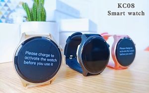 BOZLUN Sport Smart Watch For Men Women /Bluetooth 5.0/64MB RAM /1.28 inches/240*240/IP67 Life Waterproof/Round Screen/Heart Rate/Blood Oxygen/200mAh for Android iOS BZ-KC08